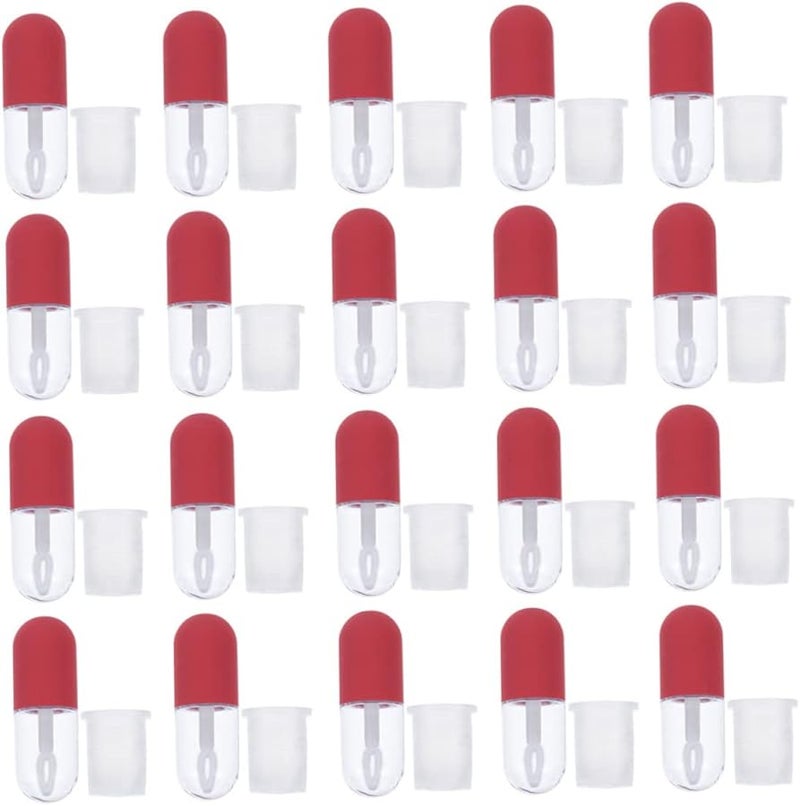 20Pcs Clear Empty Lip Gloss Tubes For Hydrating Lip Tint Travel Makeup Practice - Image 1